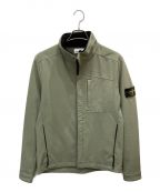 STONE ISLANDストーンアイランド）の古着「Bottle Green Fleece Lined Soft Shell Jacket」｜オリーブ