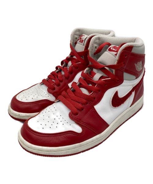 NIKE（ナイキ）NIKE (ナイキ) Wmns Air Jordan 1 Retro High Og ホワイト×レッド サイズ:24.5ｃｍの古着・服飾アイテム