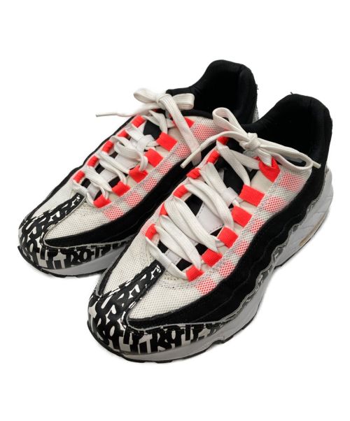 NIKE（ナイキ）NIKE (ナイキ) AIR MAX 95 print GS ホワイト×ブラック サイズ:US5.5/UK5/EUR38/24cmの古着・服飾アイテム