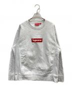 SUPREMEシュプリーム）の古着「BOX LOGO CREWNECK SWEATSHIRT」｜グレー