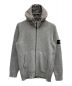 STONE ISLAND（ストーンアイランド）の古着「Lambswool Hooded Cardigan」｜グレー