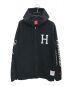 HUF（ハフ）の古着「Hロゴジップパーカー」｜ブラック