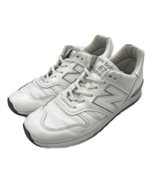 NEW BALANCE（ニューバランス）NEW BALANCE (ニューバランス) ローカットスニーカー ホワイト サイズ:27cmの古着・服飾アイテム