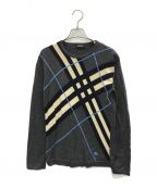 BURBERRY BLACK LABELバーバリーブラックレーベル）の古着「ニット」｜グレー