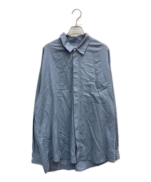 STEVEN ALAN（スティーブンアラン）STEVEN ALAN (スティーブンアラン) GAS/CTN FLY FRONT LOOSE SHIRT/シャツ スカイブルー サイズ:XLの古着・服飾アイテム