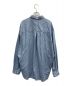 STEVEN ALAN (スティーブンアラン) GAS/CTN FLY FRONT LOOSE SHIRT/シャツ スカイブルー サイズ:XL：3980円