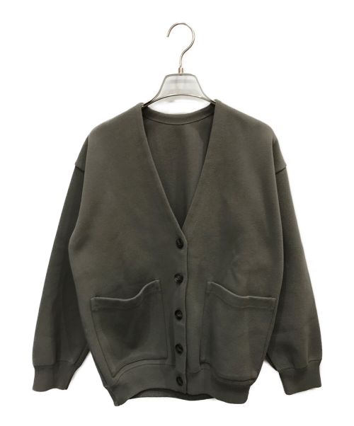 crepuscule（クレプスキュール）crepuscule (クレプスキュール) Milano Rib Cardigan グレー サイズ:FREEの古着・服飾アイテム