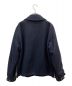 THE RERACS (ザ リラクス) HIGH NECK HARRINGTON JACKET ネイビー サイズ:M：28000円