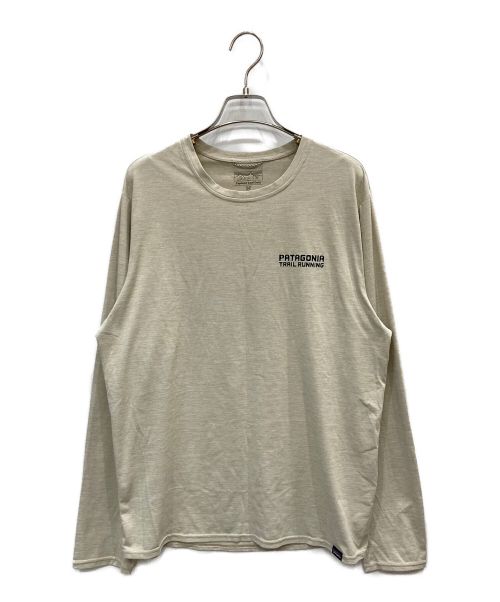 Patagonia（パタゴニア）Patagonia (パタゴニア) L/S キャプリーンクールデイリー ベージュ サイズ:Mの古着・服飾アイテム