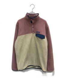 Patagonia（パタゴニア）の古着「Lightweight Synchilla Snap-T」｜ピンク×ベージュ