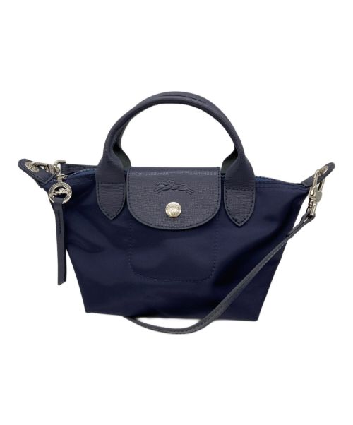 LONGCHAMP（ロンシャン）LONGCHAMP (ロンシャン) 2WAYミニショルダーバッグ ネイビー サイズ:表記なしの古着・服飾アイテム