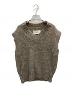 TODAYFULトゥデイフル）の古着「Mottle Yarn Knit Vest」｜ベージュ