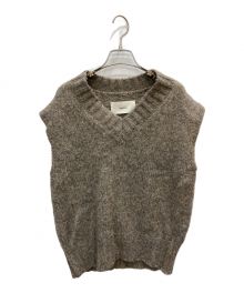 TODAYFUL（トゥデイフル）の古着「Mottle Yarn Knit Vest」｜ベージュ