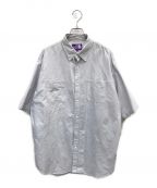 THE NORTHFACE PURPLELABELザ・ノースフェイス パープルレーベル）の古着「COTTON POLYESTER OX H/S SHIRT」｜スカイブルー