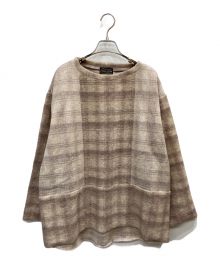 WEYEP×nano・universe×PENDLETON（ウィエップ×ナノ・ユニバース×ペンドルトン）の古着「Multi Panel Crew Pullover」｜ブラウン