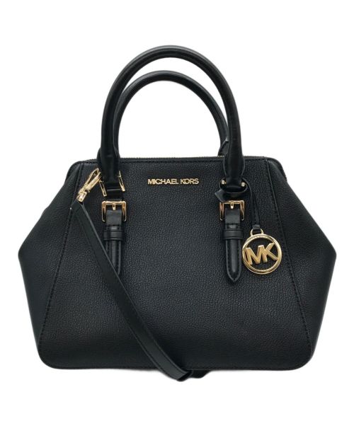 MICHAEL KORS（マイケルコース）MICHAEL KORS (マイケルコース) 2WAYショルダーバッグ ブラックの古着・服飾アイテム