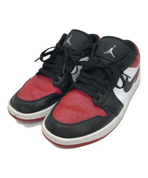 AIR JORDAN（エア ジョーダン）AIR JORDAN (エアジョーダン) AIR JORDAN1 LOW レッド サイズ:US9.5/UK8.5/EUR43/27.5cmの古着・服飾アイテム