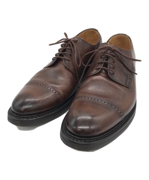 Cordwainer（コードウェイナー）Cordwainer (コードウェイナー) レザーシューズ ブラウン サイズ:7 1/2の古着・服飾アイテム