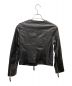 GRACE CONTINENTAL (グレースコンチネンタル) ライダースジャケット ブラック サイズ:36：9000円