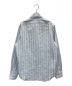 GUCCI (グッチ) Striped Collared Long-sleeve Shirt スカイブルー サイズ:15 1/2：28000円