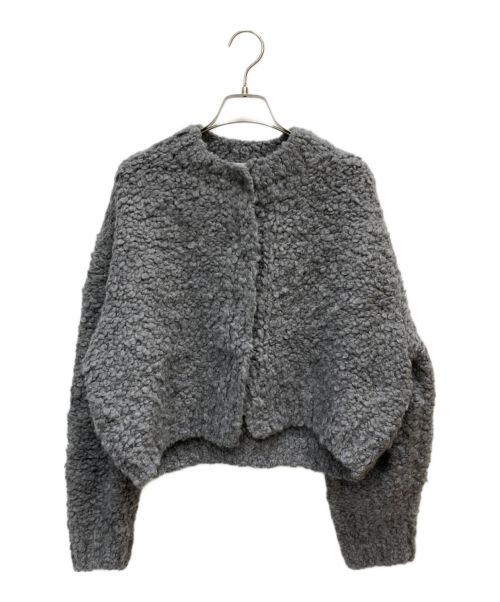 CLANE（クラネ）CLANE (クラネ) TEDDY BEAR HAND KNIT TOPS グレー サイズ:2の古着・服飾アイテム