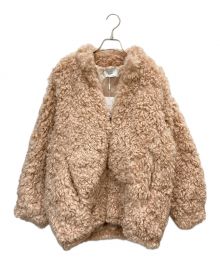 CLANE（クラネ）の古着「CURL FUR SHORT COAT」｜ピンク