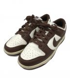 NIKEナイキ）の古着「DUNK LOW SAIL/CACAO WOW-COCONUT」｜ブラウン×ホワイト