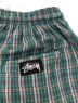 中古・古着 stussy (ステューシー) チェックパンツ グリーン サイズ:M：6000円