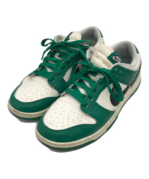 NIKE（ナイキ）NIKE (ナイキ) Dunk Low SE Lottery グリーン×ホワイト サイズ:US8/UK7/EUR41/26cmの古着・服飾アイテム