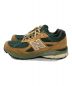 NEW BALANCE (ニューバランス) スニーカー ブラウン×グリーン サイズ:US 09 1/2/UK 09/EU 43/CM 27.5：14000円