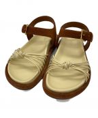 J&M DAVIDSONジェイ＆エム デヴィッドソン）の古着「STRAPPY KNOTTED SANDAL」｜ベージュ