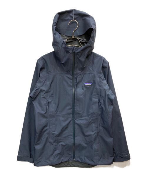 Patagonia（パタゴニア）Patagonia (パタゴニア) ボルダー・フォーク・レイン・ジャケット ネイビー サイズ:XSの古着・服飾アイテム