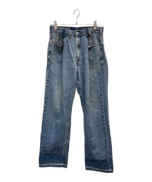 ADJANI（アジャーニ）の古着「1TUCK PANTS」｜インディゴ