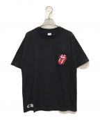 CHROME HEARTS×ROLLING STONESクロムハーツ×ローリングストーンズ）の古着「プリントTシャツ」｜ブラック