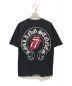 CHROME HEARTS (クロムハーツ) ROLLING STONES (ローリングストーンズ) プリントTシャツ ブラック サイズ:M：30000円