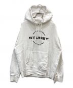 stussyステューシー）の古着「パーカー」｜ホワイト