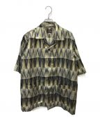 Needlesニードルズ）の古着「CABANA SHIRT DOUBLE WEAVE JQ」｜ゴールド