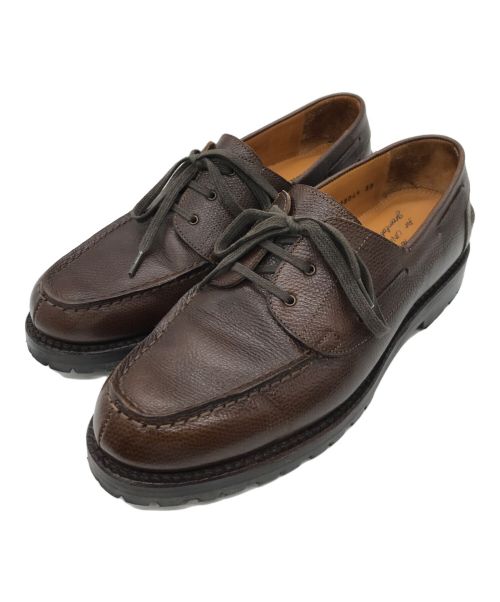 Jalan Sriwijaya（ジャランスリウァヤ）Jalan Sriwijaya (ジャランスリウァヤ) BOAT SHOES ブラウン サイズ:24.5ｃｍの古着・服飾アイテム