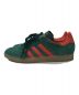 adidas (アディダス) スニーカー グリーン×オレンジ サイズ:US7/UK6 1/2/EUR40/25cm：7000円