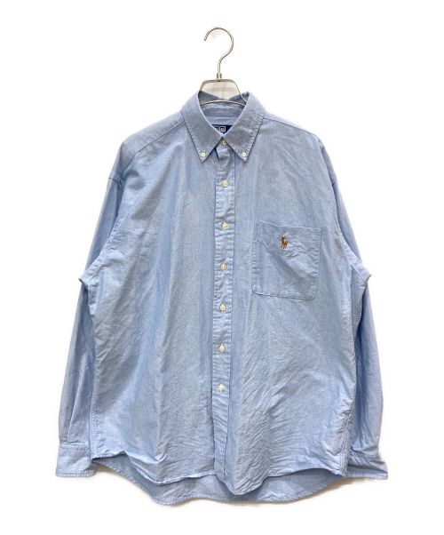 POLO RALPH LAUREN（ポロ・ラルフローレン）POLO RALPH LAUREN (ポロ・ラルフローレン) OXFORD BDSHIRT BIG FIT スカイブルー サイズ:Sの古着・服飾アイテム