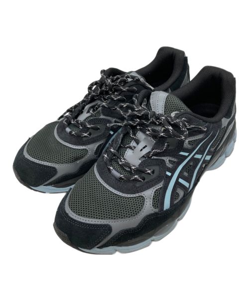 asics（アシックス）asics (アシックス) LAGUA GEM (ラグアジェム) atmos (アトモス) GEL-NYC スカイブルー×ブラック サイズ:US9 1/2/EUR43.5/27.5cmの古着・服飾アイテム