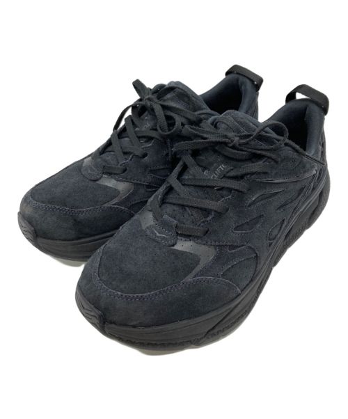 HOKAONEONE（ホカオネオネ）HOKAONEONE (ホカオネオネ) CLIFTON L SUEDE ブラック サイズ:US9.5/UK8.5/EUR43/27.5cmの古着・服飾アイテム