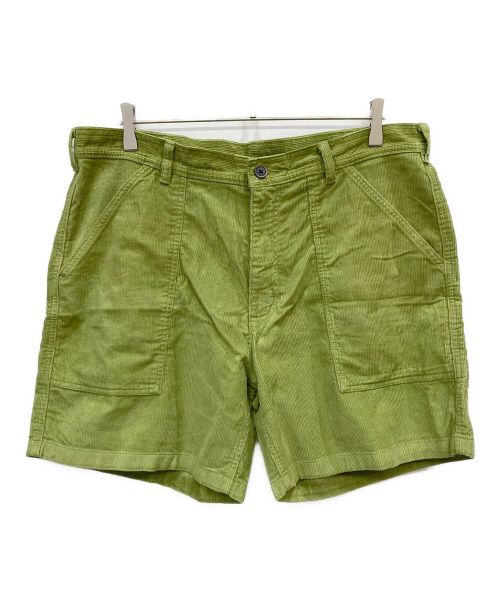 Patagonia（パタゴニア）Patagonia (パタゴニア) Organic Cotton Cord Utility Shorts グリーン サイズ:36の古着・服飾アイテム