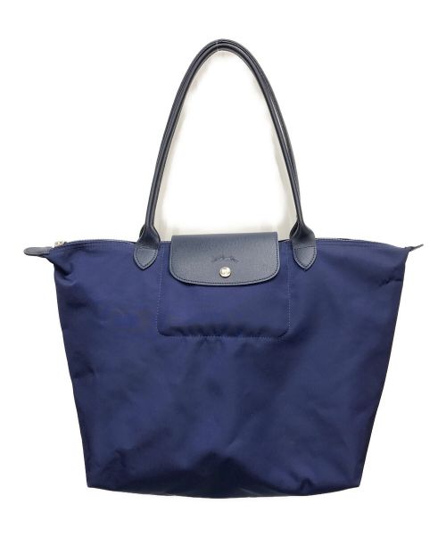 LONGCHAMP（ロンシャン）LONGCHAMP (ロンシャン) トートバッグ ブルー サイズ:表記なしの古着・服飾アイテム