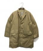 DESCENTEデサント）の古着「DOWN CHESTER COAT」｜ベージュ