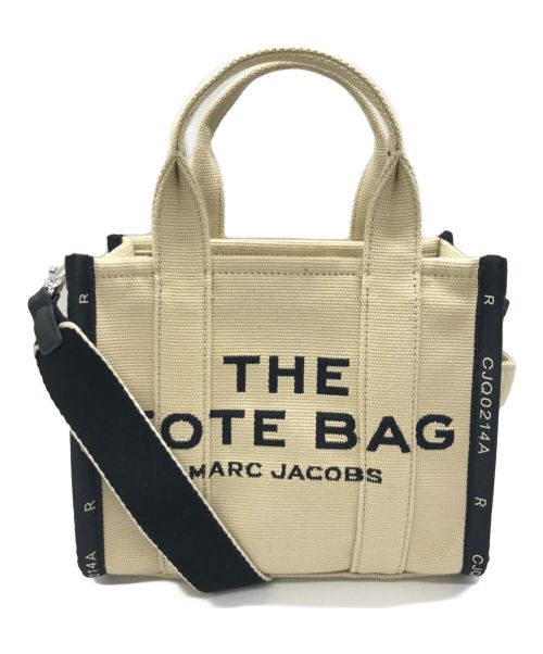 MARC JACOBS（マークジェイコブス）MARC JACOBS (マークジェイコブス) ザ ジャカード トート バッグ スモール ベージュの古着・服飾アイテム