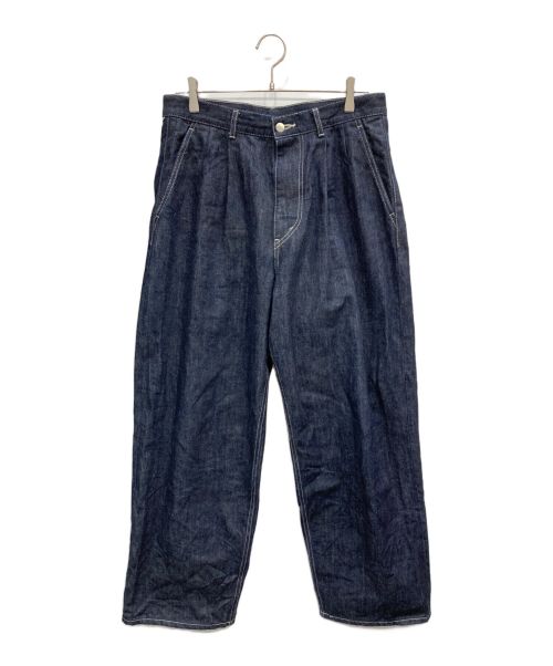 Graphpaper（グラフペーパー）Graphpaper (グラフペーパー) Selvage Denim Two Tuck Pants インディゴ サイズ:2の古着・服飾アイテム