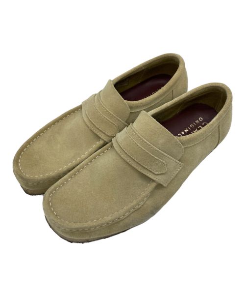 CLARKS ORIGINALS（クラークス オリジナルズ）CLARKS ORIGINALS (クラークス オリジナルズ) WALLABEE LOAFER ベージュ サイズ:UK8の古着・服飾アイテム