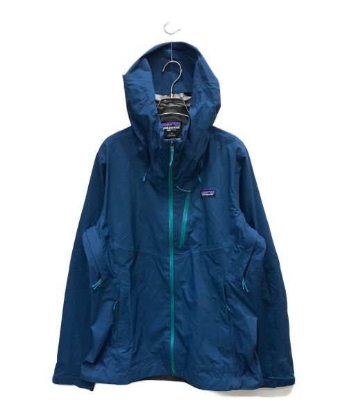 Patagonia（パタゴニア）Patagonia (パタゴニア) ウィメンズ・グラナイト・クレスト・レイン・ジャケット ブルー サイズ:Lの古着・服飾アイテム