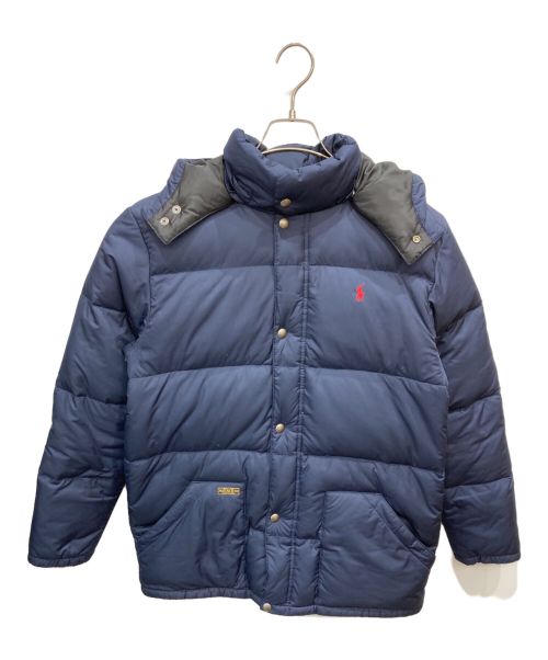 POLO RALPH LAUREN（ポロ・ラルフローレン）POLO RALPH LAUREN (ポロ・ラルフローレン) ダウンジャケット ネイビー サイズ:キッズ規格XL(18-20)の古着・服飾アイテム